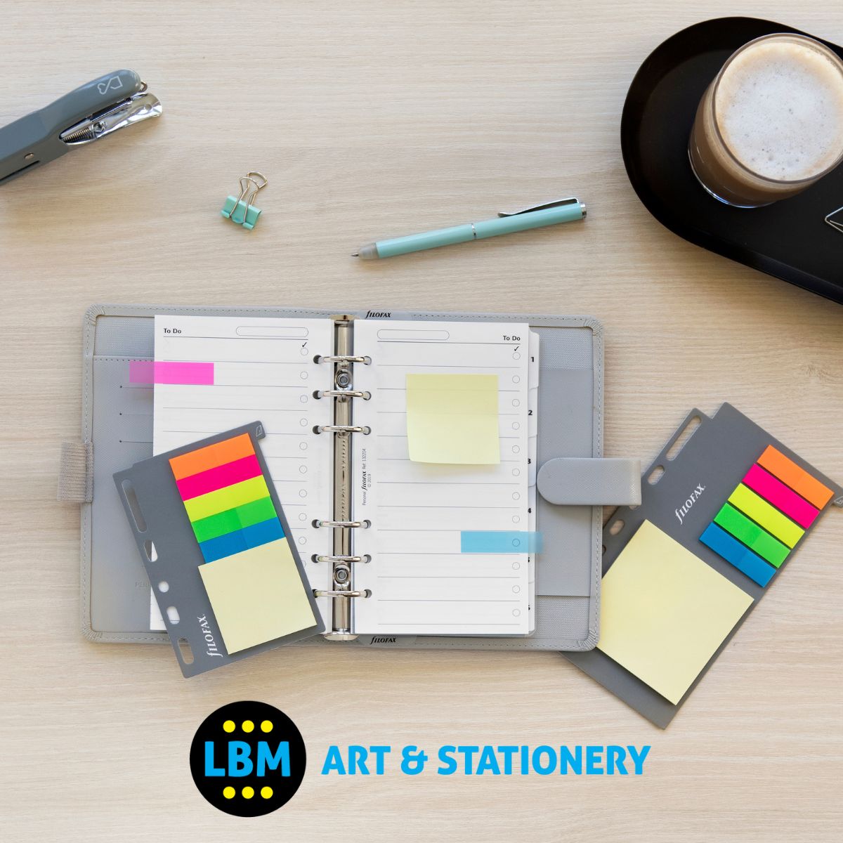 Filofax - Assorted Sticky Notes Small - Multi-fit - A5 A5 Pocket Personal - 210136