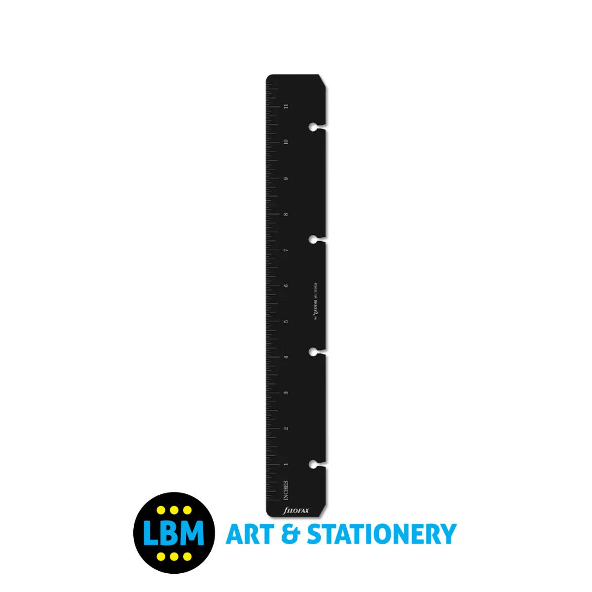 Filofax - Ruler Page Marker Black - A4 Organiser - 293609