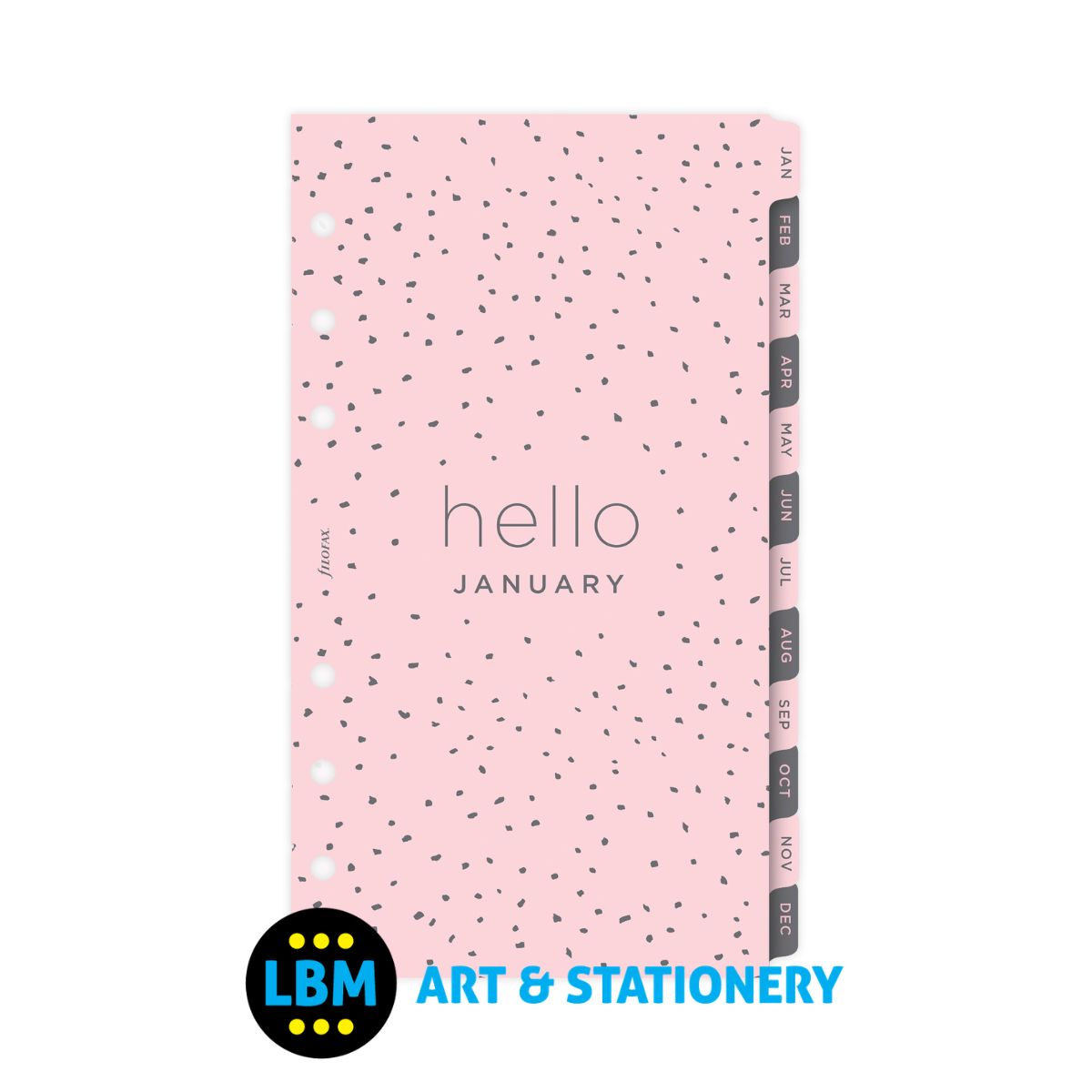 Filofax - 2027 Week On Two Pages Confetti Design Diary Refill - Personal Organiser - 27-68491