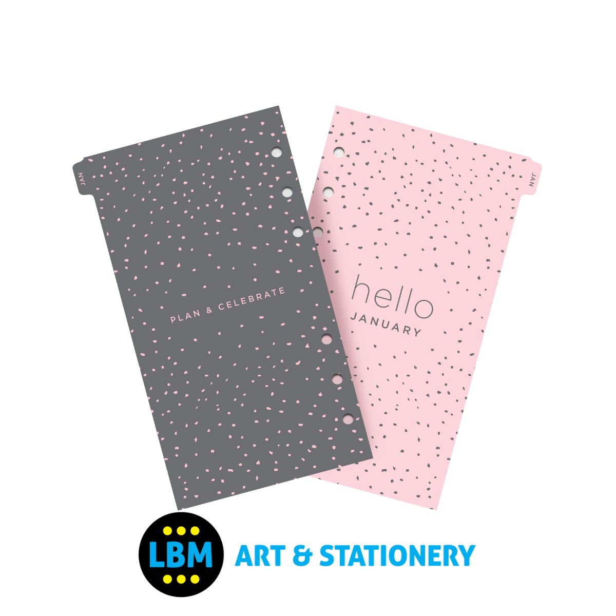 Filofax - 2027 Week On Two Pages Confetti Design Diary Refill - Personal Organiser - 27-68491