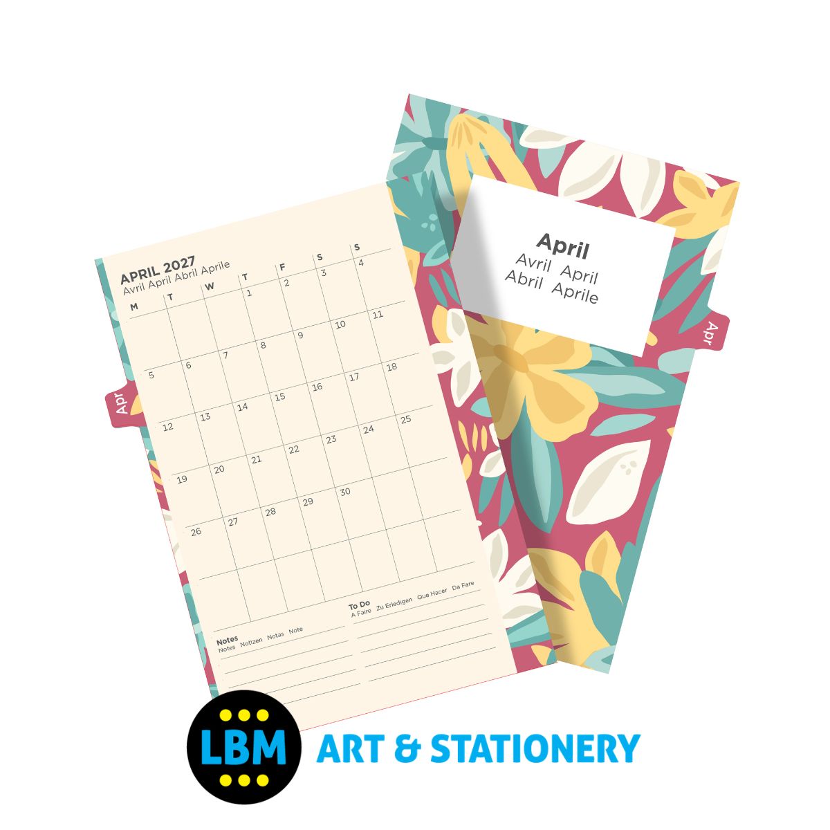 - Filofax - 2027 Week On Two Pages Floral Diary Pack - Pocket Organiser - 27-6321 - LBM Art & Stationery Store