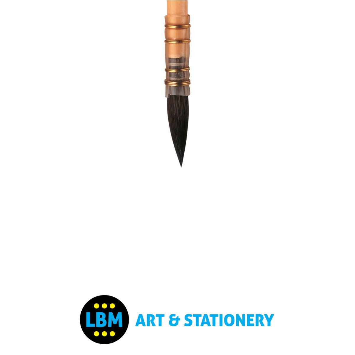 Winsor & Newton - Pure Squirrel Watercolour Brush Round Pointed Size No.00 - LBM Art & Stationery Store