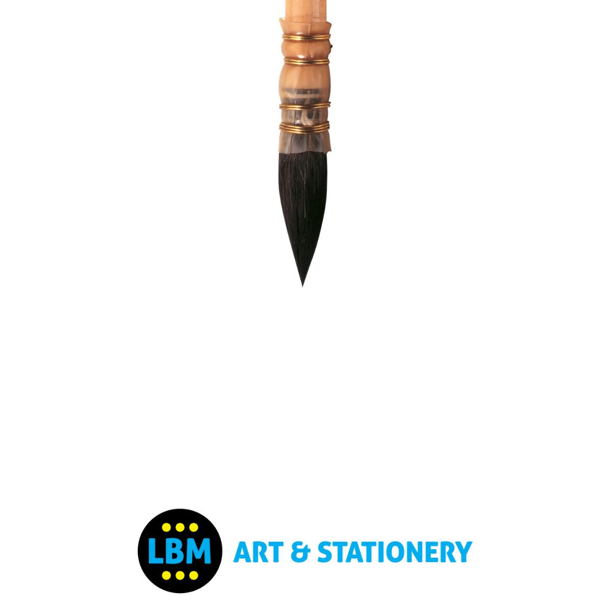 Winsor & Newton - Pure Squirrel Watercolour Brush Round Pointed Size No.2 - LBM Art & Stationery Store