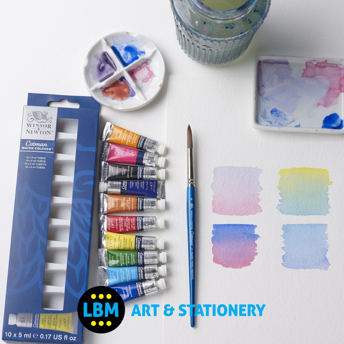 Cotman Watercolour 10x5ml Tubes Access Set