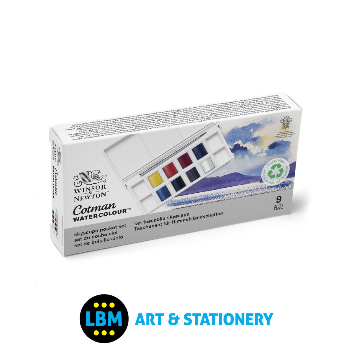 Cotman Watercolour 8 Half-Pan Skyscape Pocket Set