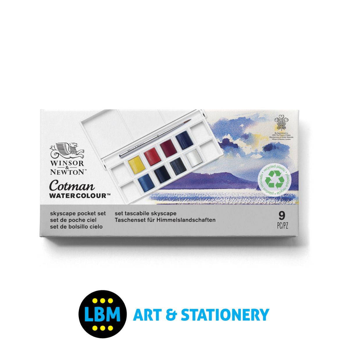 Cotman Watercolour 8 Half-Pan Skyscape Pocket Set