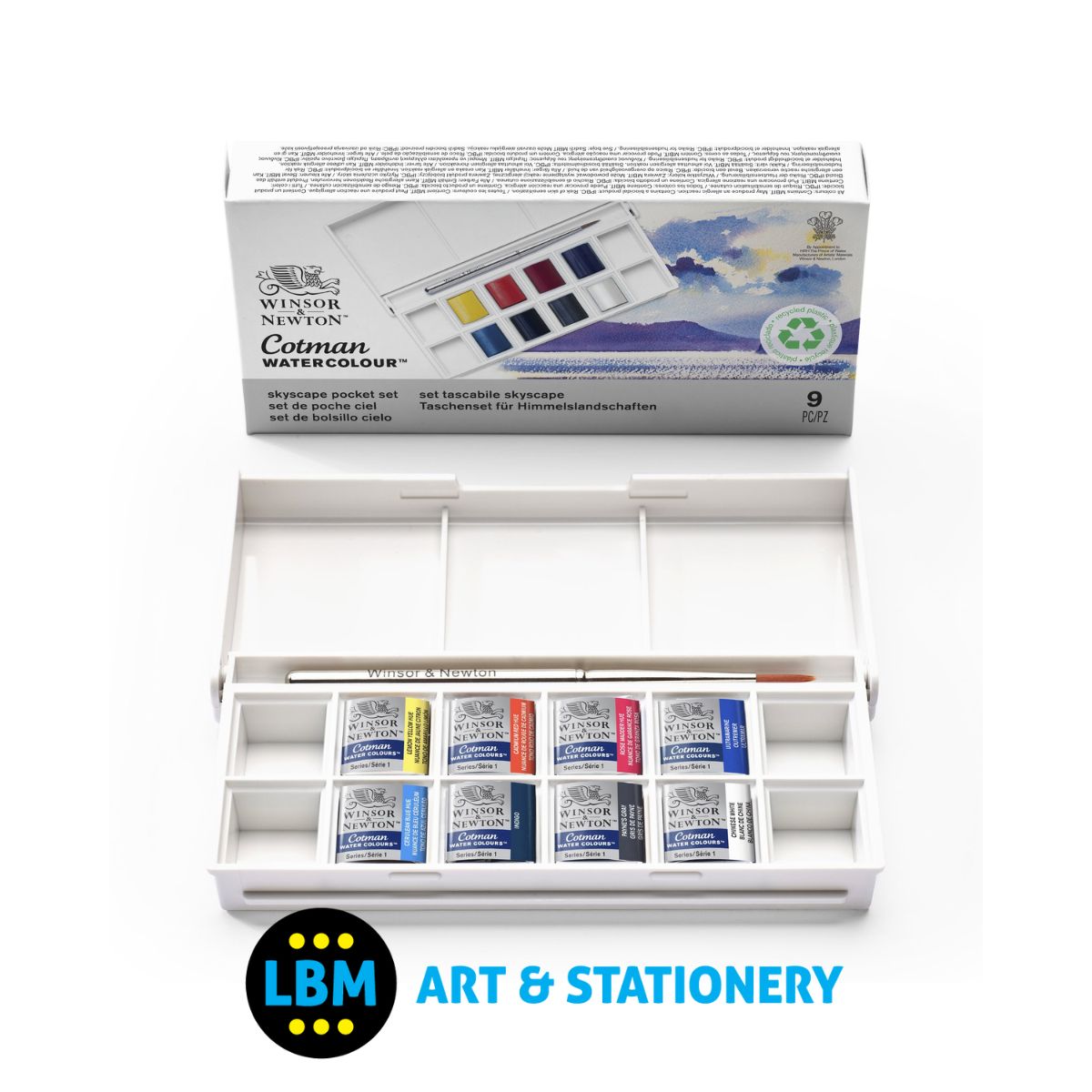 Cotman Watercolour 8 Half-Pan Skyscape Pocket Set