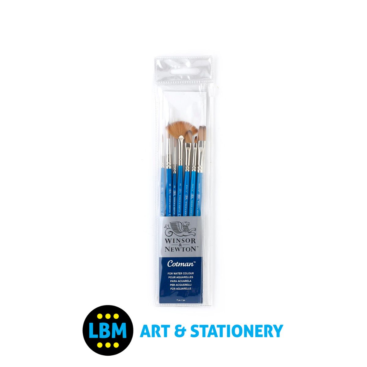 Cotman Brush Short Handle 7-Pack