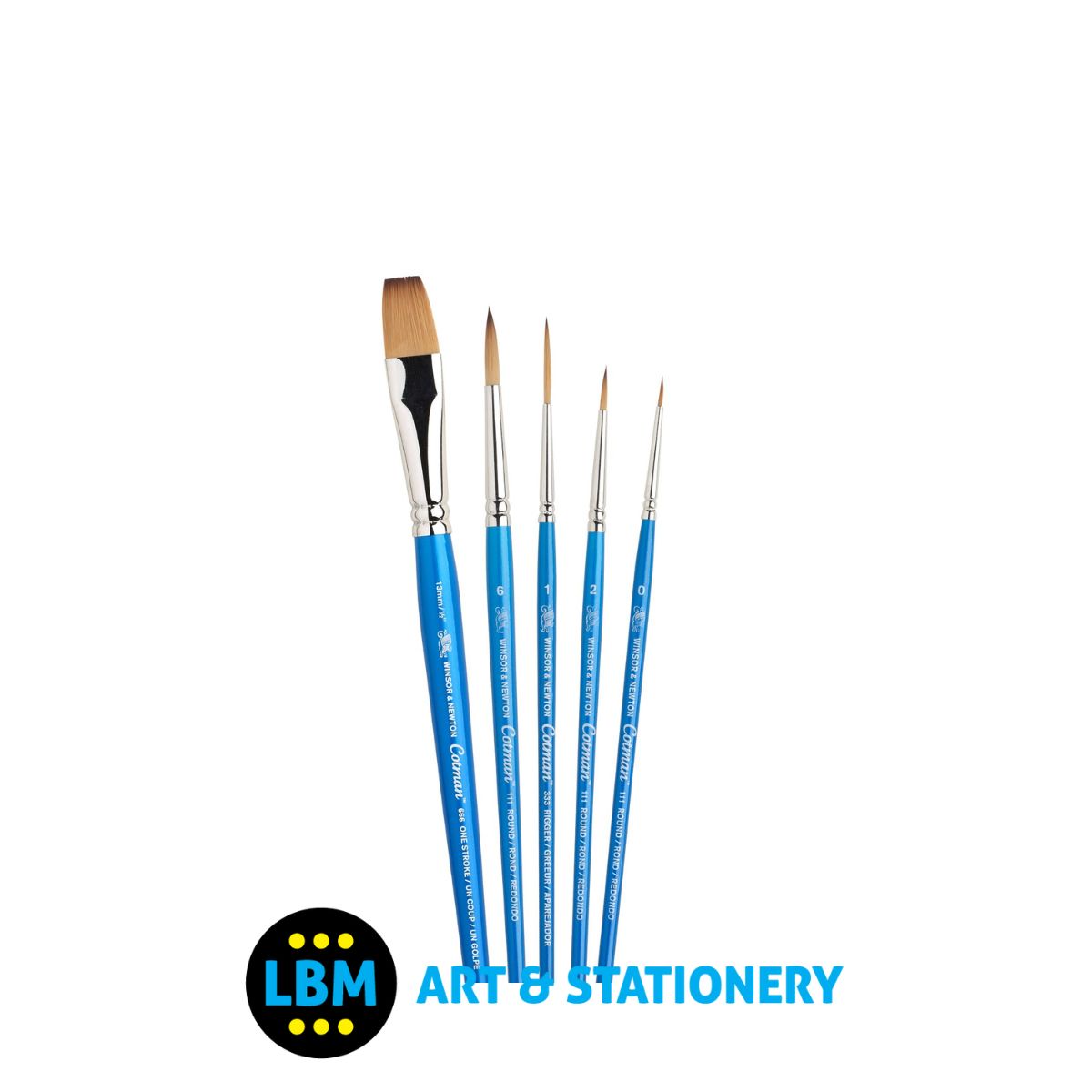 Cotman Brush Short Handle Pack Of 5