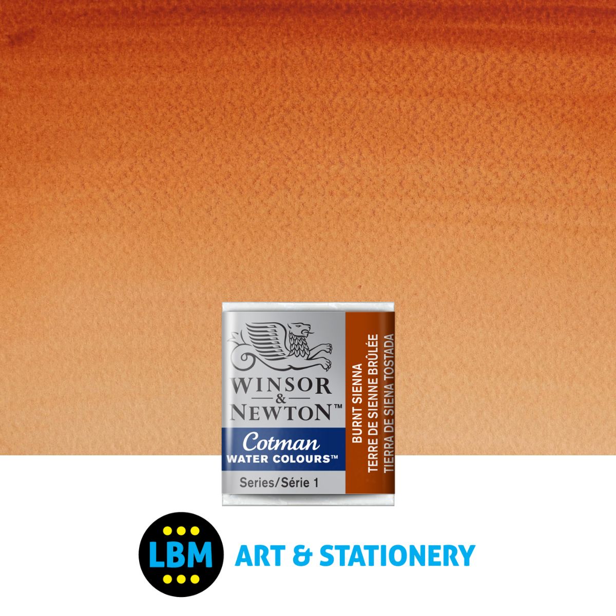 Cotman Watercolour - Burnt Sienna