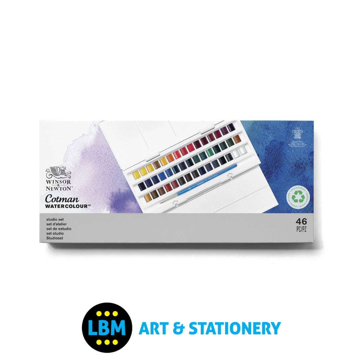 Cotman Watercolour Half-Pan Studio Set