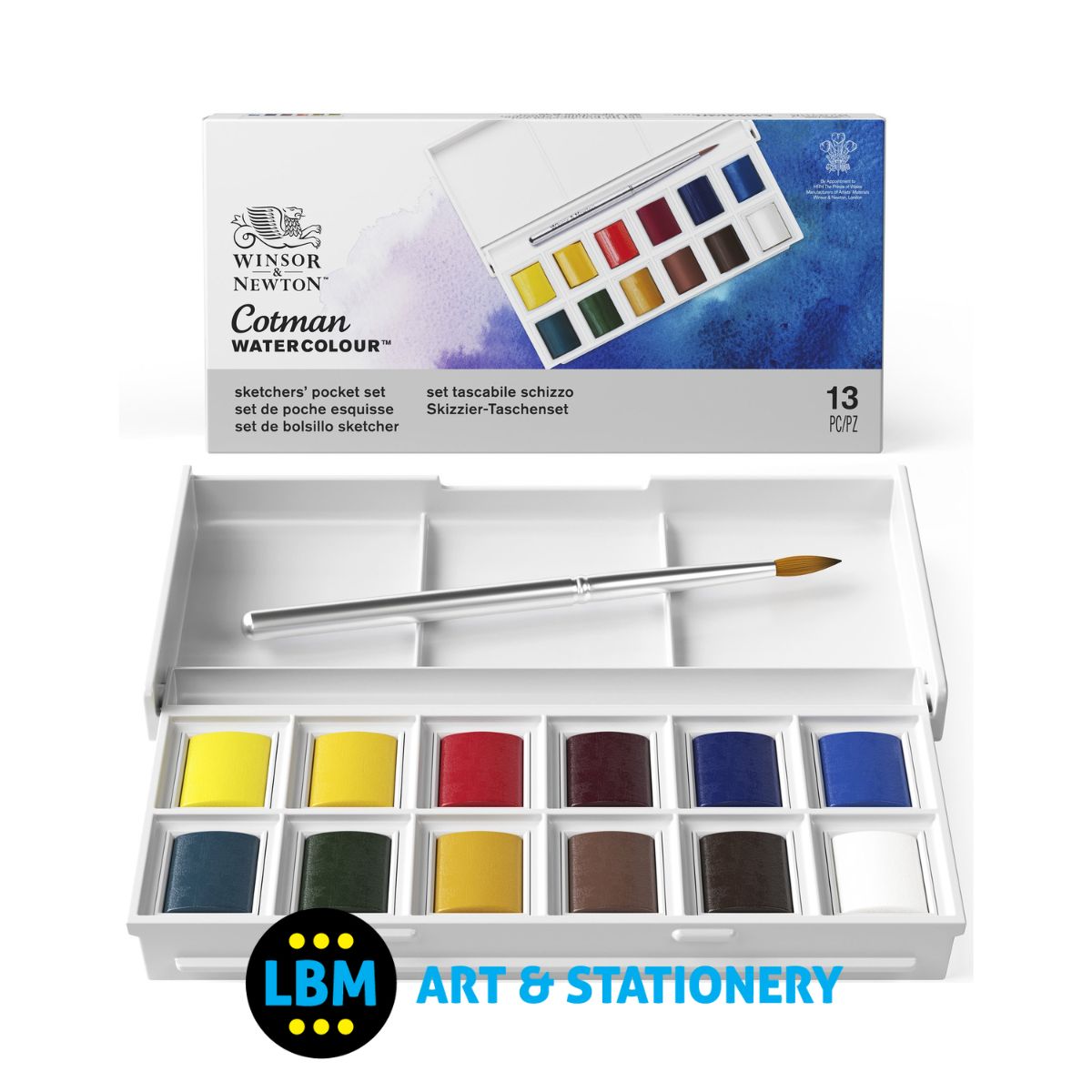 Cotman Watercolour Deluxe Sketch Pocket Set