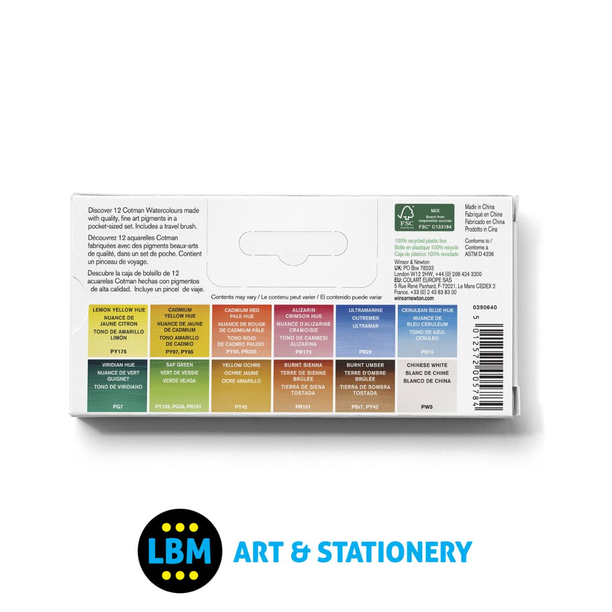 Cotman Watercolour Deluxe Sketch Pocket Set