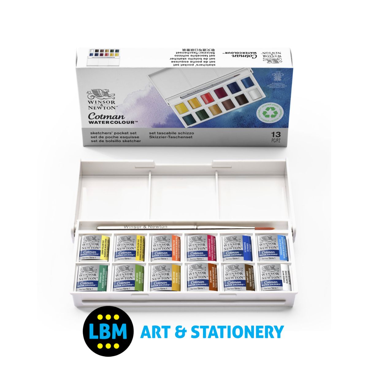 Cotman Watercolour Deluxe Sketch Pocket Set