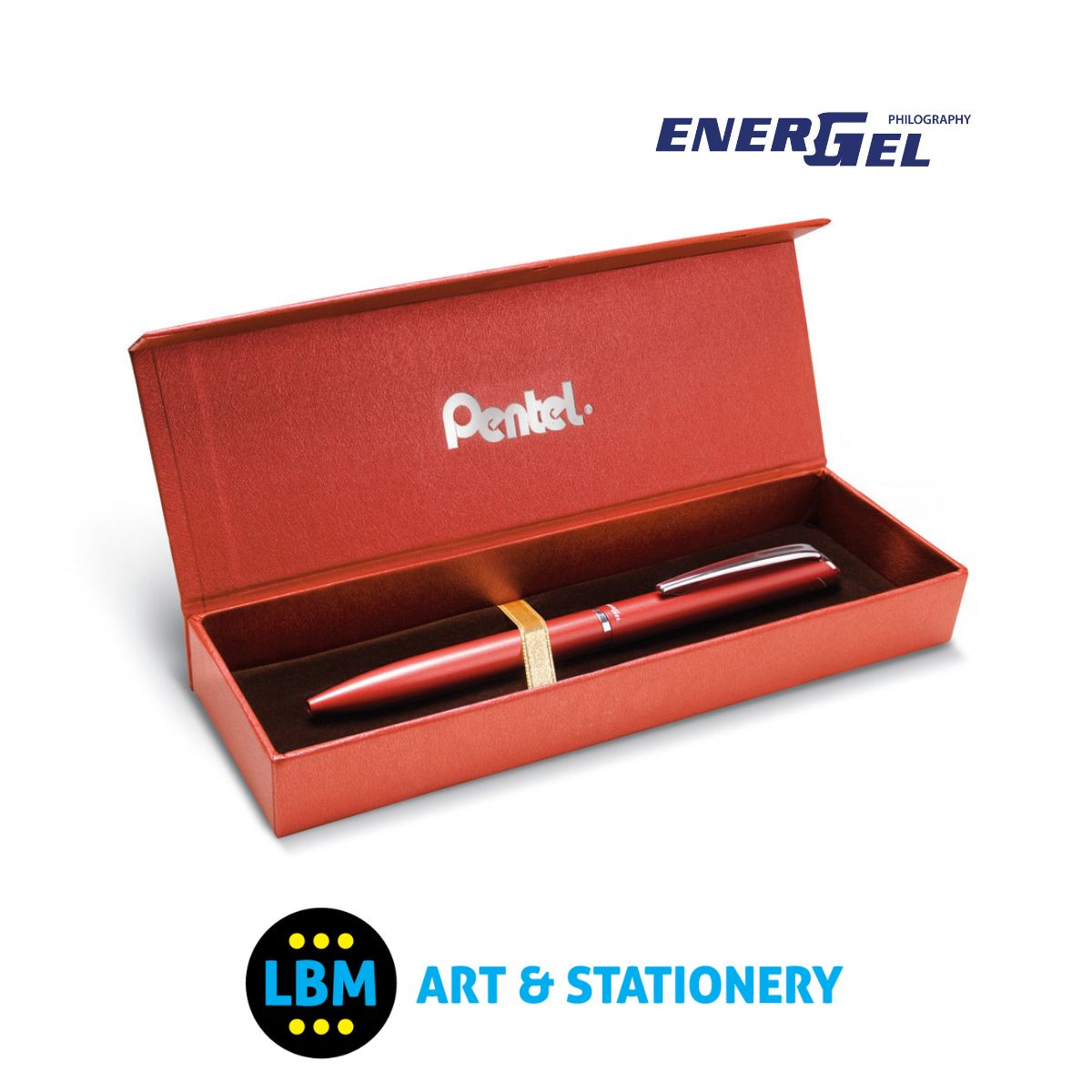 Energel Philography Pen 0.7mm Tip - BL2007 - Black Ink - Choose Colour - inc Gift Box