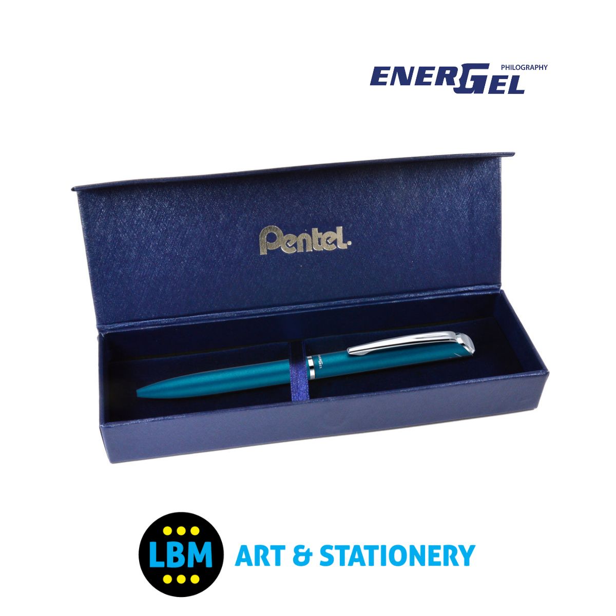 Energel Philography Pen 0.7mm Tip - BL2007 - Black Ink - Choose Colour - inc Gift Box