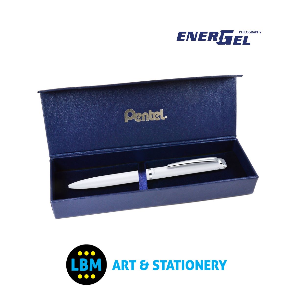 Energel Philography Pen 0.7mm Tip - BL2007 - Black Ink - Choose Colour - inc Gift Box
