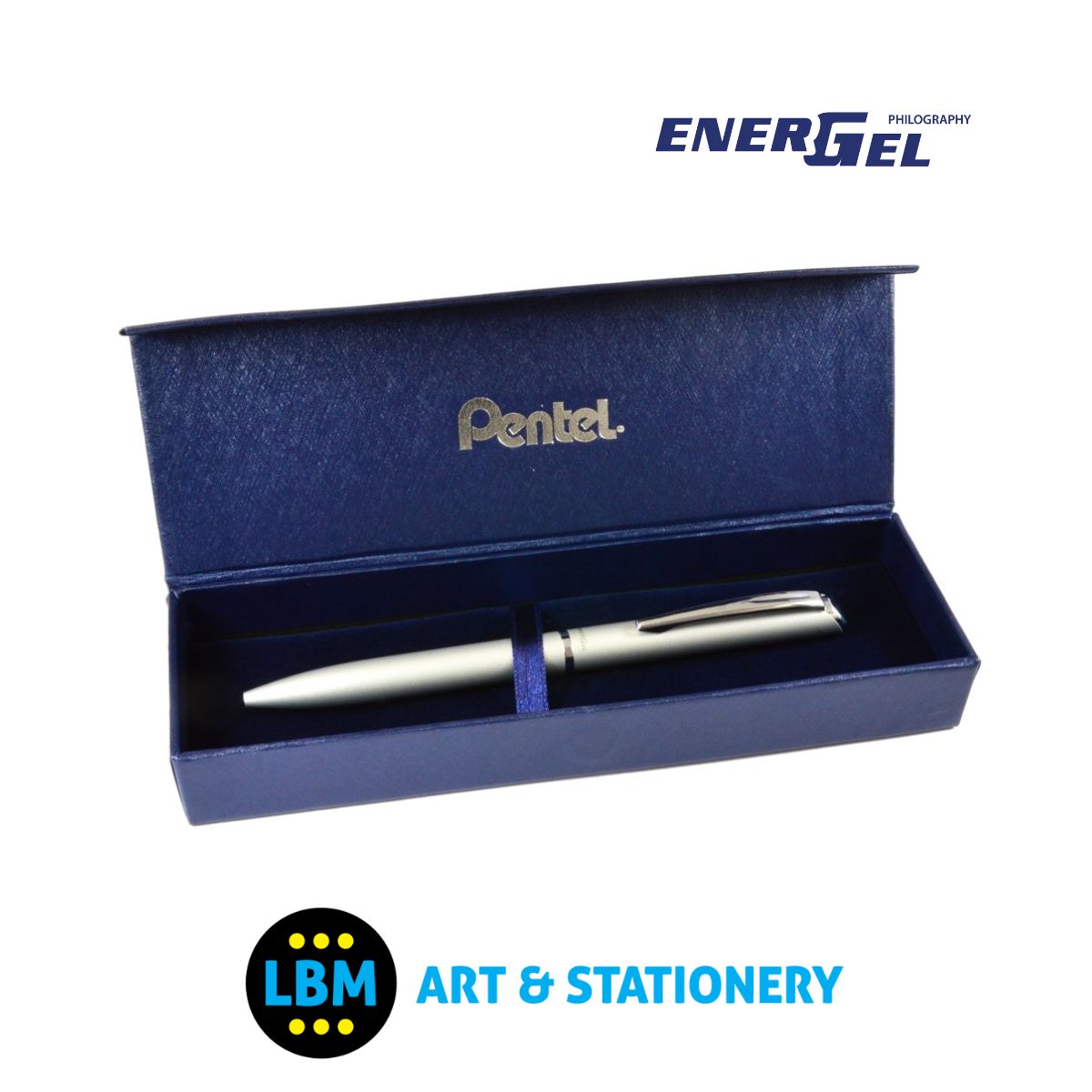 Energel Philography Pen 0.7mm Tip - BL2007 - Black Ink - Choose Colour - inc Gift Box
