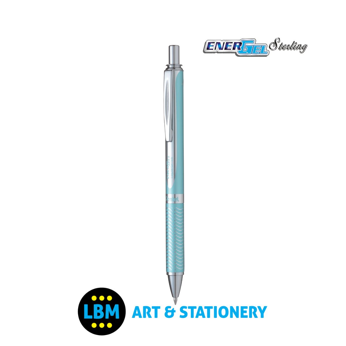 EnerGel Sterling Retractable Gel Roller 0.7mm BL407 - Black Ink - Choose Colour