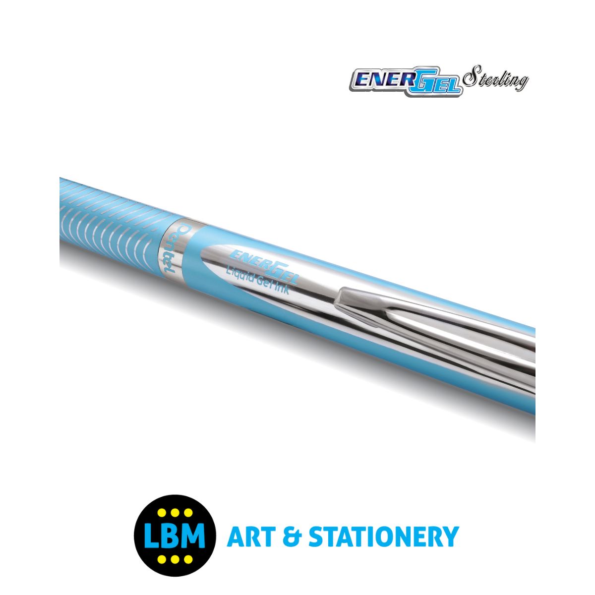 EnerGel Sterling Retractable Gel Roller 0.7mm BL407 - Black Ink - Choose Colour