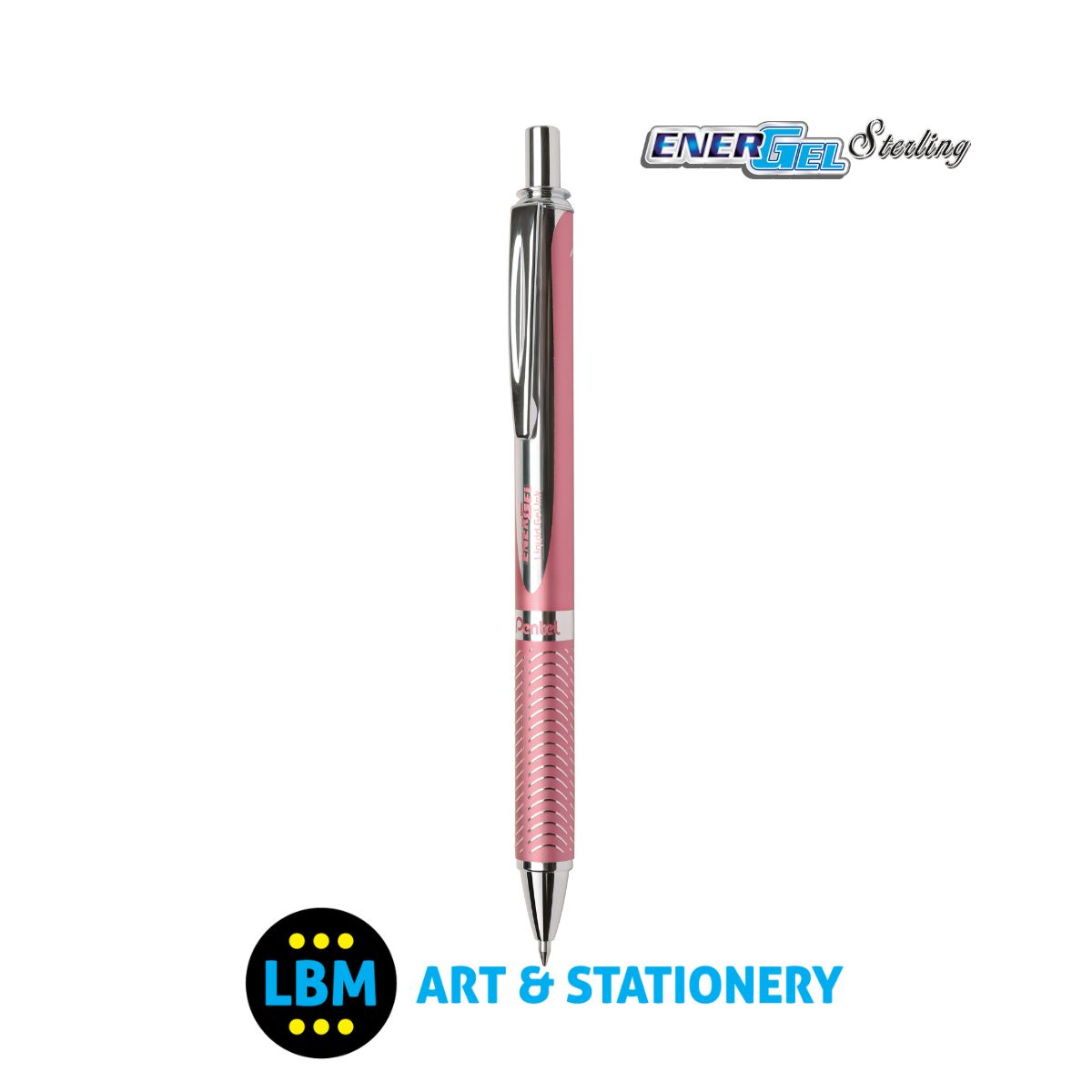 EnerGel Sterling Retractable Gel Roller 0.7mm BL407 - Black Ink - Choose Colour
