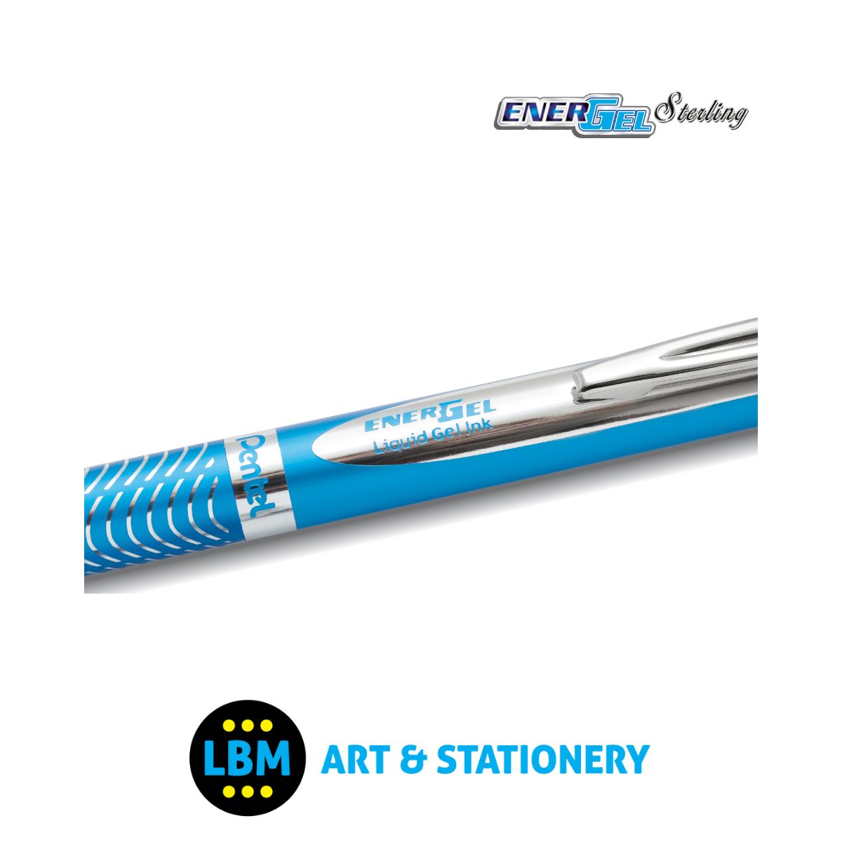 EnerGel Sterling Retractable Gel Roller 0.7mm BL407 - Black Ink - Choose Colour