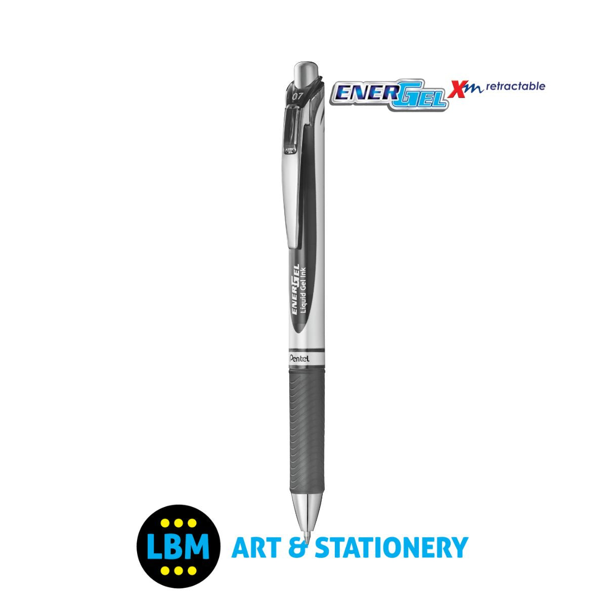 Energel Xm Retractable Rollerball Pen 0.7mm - BL77 - Choose Ink Colour