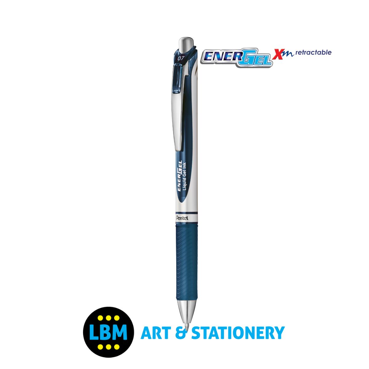 Energel Xm Retractable Rollerball Pen 0.7mm - BL77 - Choose Ink Colour