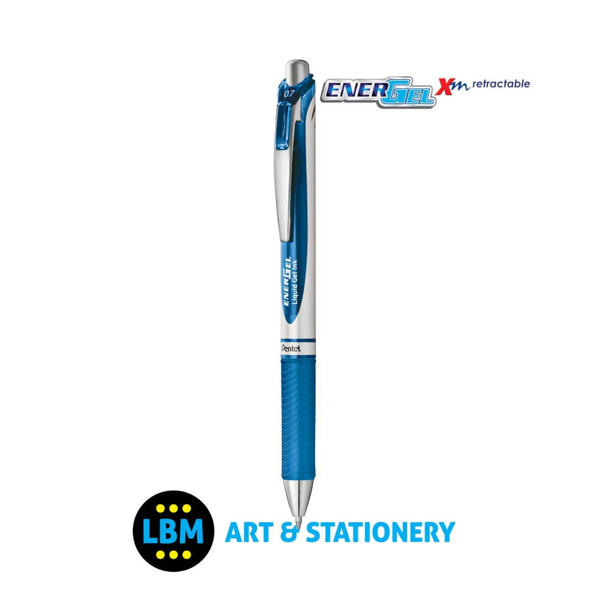 Energel Xm Retractable Rollerball Pen 0.7mm - BL77 - Choose Ink Colour