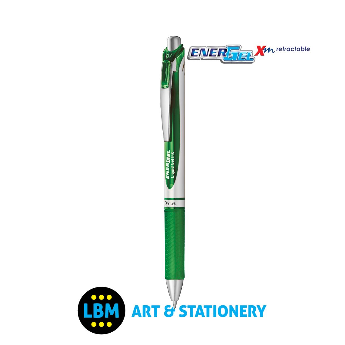 Energel Xm Retractable Rollerball Pen 0.7mm - BL77 - Choose Ink Colour