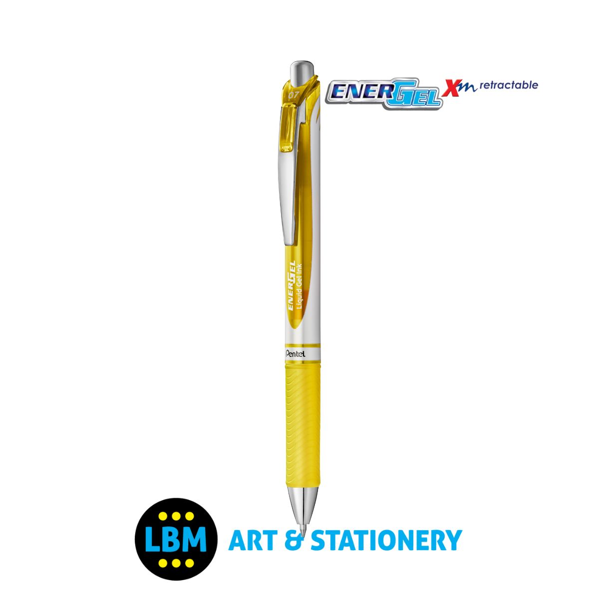 Energel Xm Retractable Rollerball Pen 0.7mm - BL77 - Choose Ink Colour