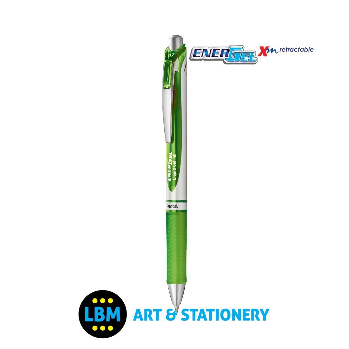 Energel Xm Retractable Rollerball Pen 0.7mm - BL77 - Choose Ink Colour