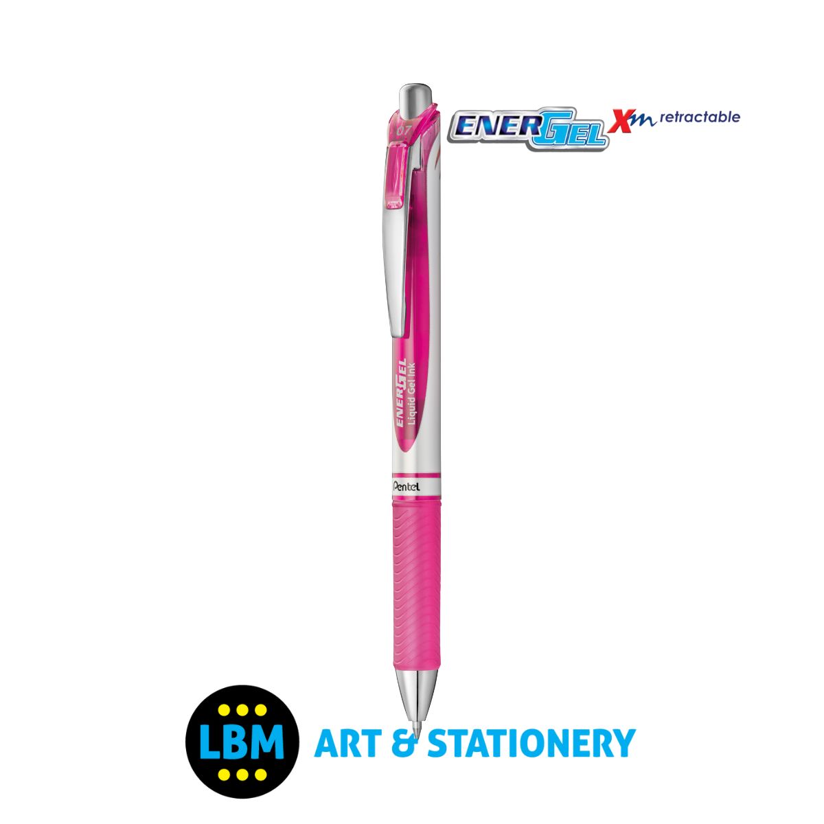 Energel Xm Retractable Rollerball Pen 0.7mm - BL77 - Choose Ink Colour