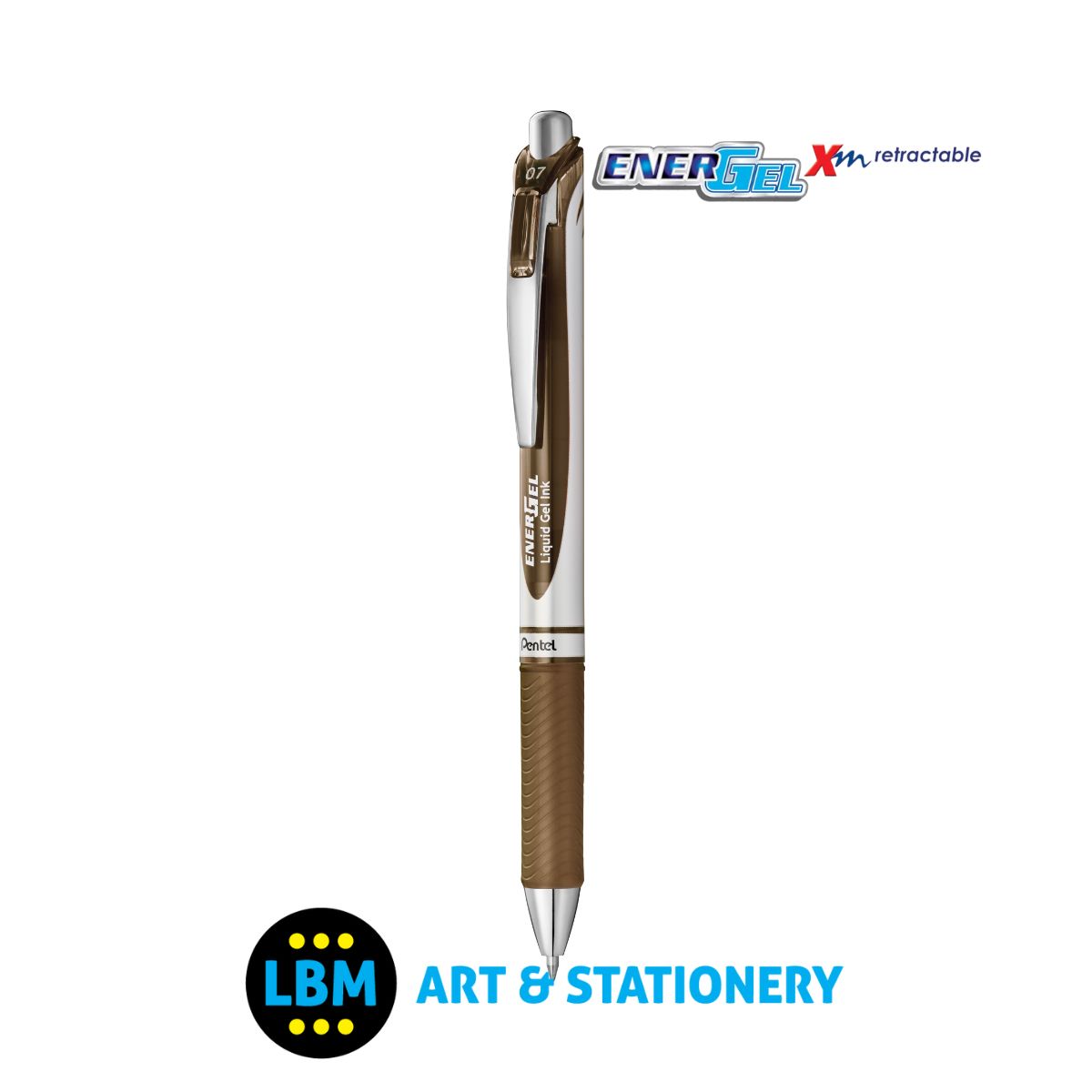 Energel Xm Retractable Rollerball Pen 0.7mm - BL77 - Choose Ink Colour