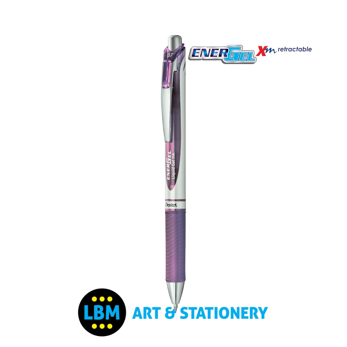 Energel Xm Retractable Rollerball Pen 0.7mm - BL77 - Choose Ink Colour