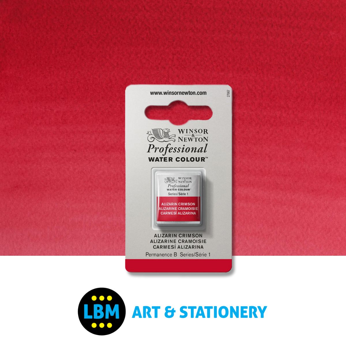 Professional Watercolour - Alizarin Crimson