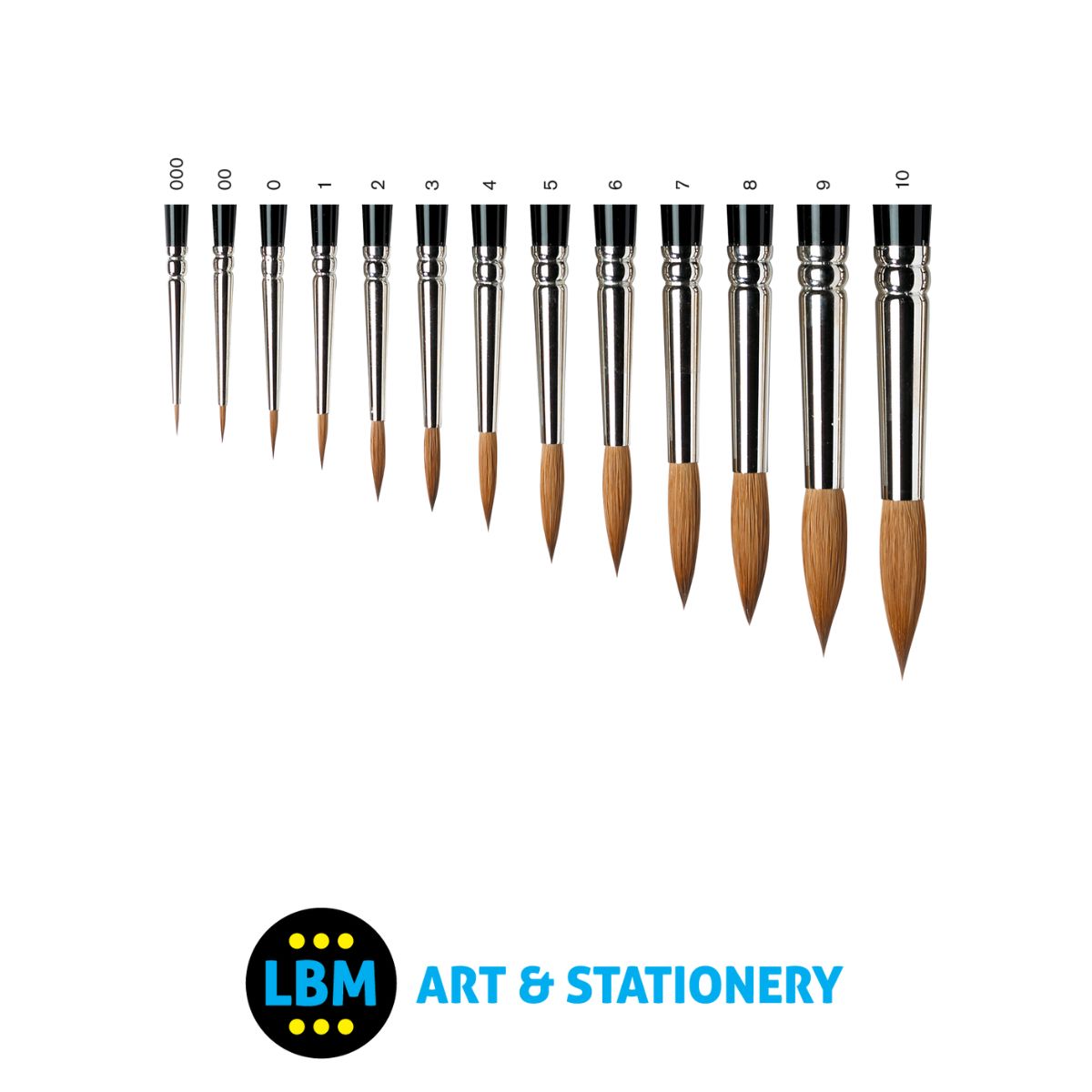 Winsor & Newton - Series 7 Kolinsky Sable Brush Round Size No.12 - LBM Art & Stationery Store