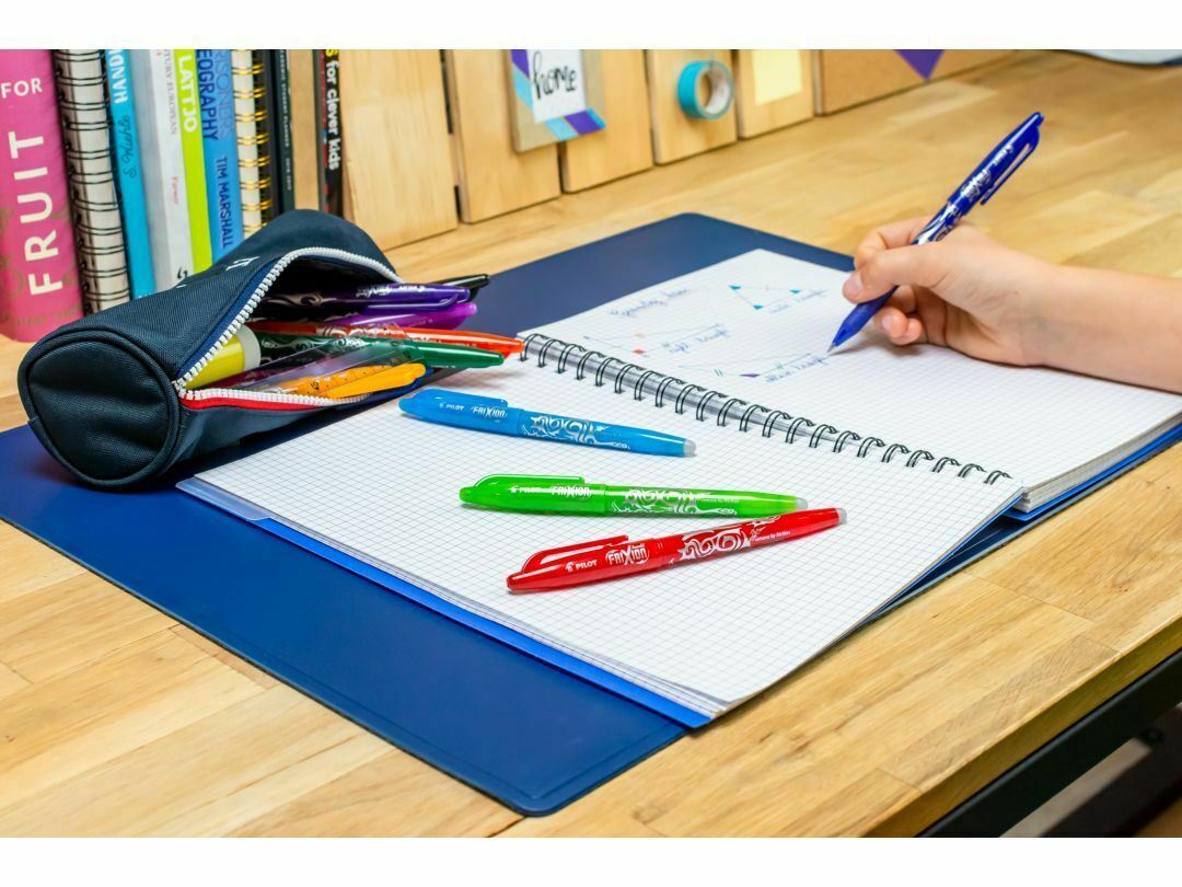 Pilot - 3 x Pilot FriXion BALL 07 Erasable Rollerball PENS PURPLE Ink (BL FR7 PU) - LBM Art & Stationery Store