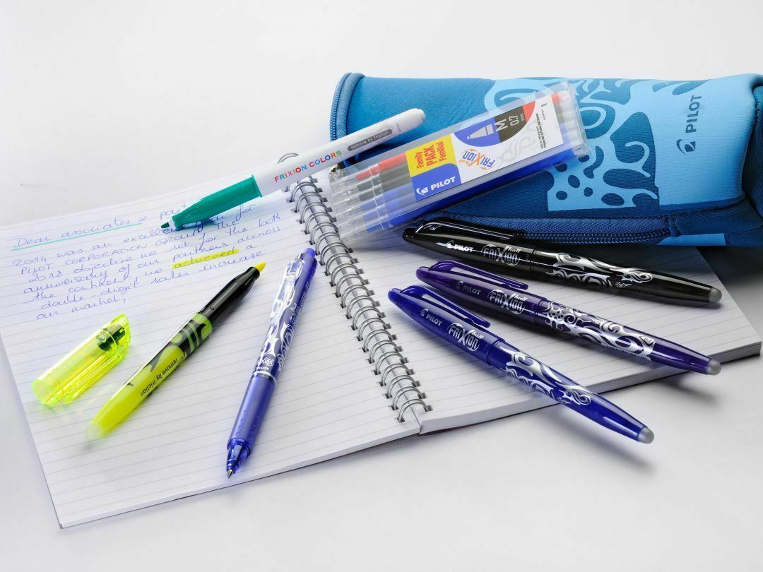 Pilot - Pilot FriXion BALL 07 Erasable Rollerball Pen PURPLE Ink + Refill Pack - LBM Art & Stationery Store