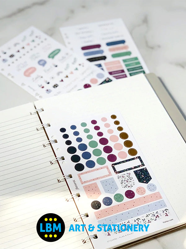 Filofax - Garden Assorted Stickers Personal A5 Multifit Refill 132741 - LBM Art & Stationery Store