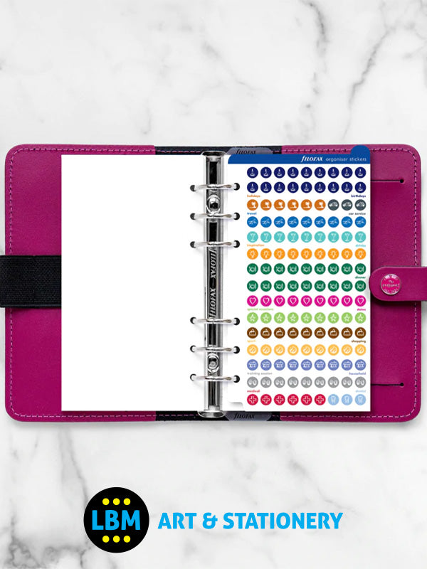 Filofax - Large Diary Personal Organiser Stickers Refill Personal A5 130137 - LBM Art & Stationery Store