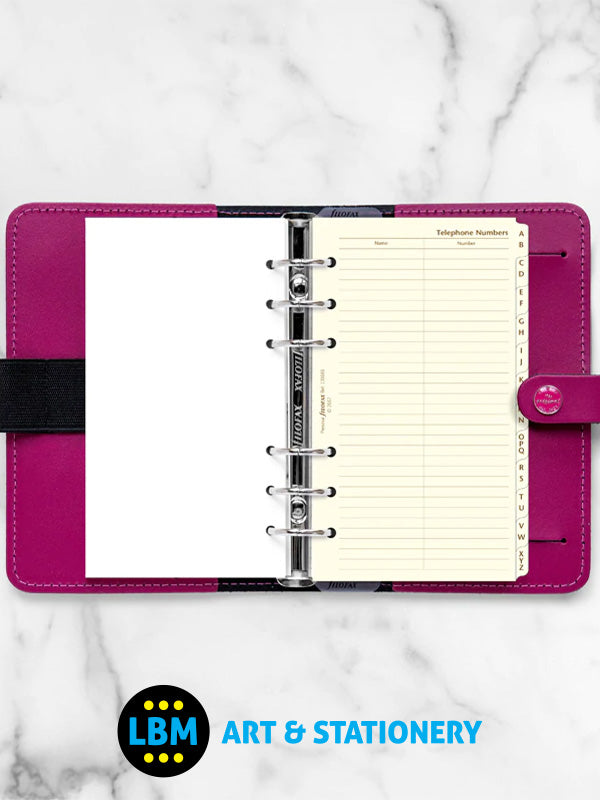 Filofax - Personal size Cotton Cream A-Z Slimline Index Refill Insert 131689 - LBM Art & Stationery Store