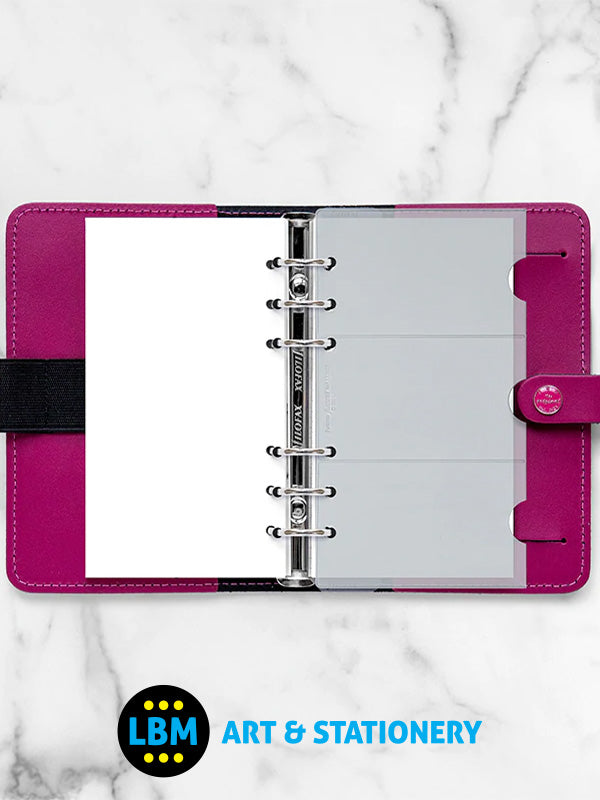 Filofax - Personal size Credit Debit Card Holder Organiser Refill 133603 - LBM Art & Stationery Store
