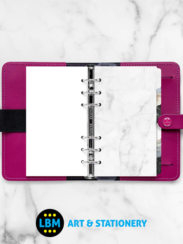 Filofax - Personal size Marble Coloured Index 6-Part Blank Tab Refill 132676 - LBM Art & Stationery Store