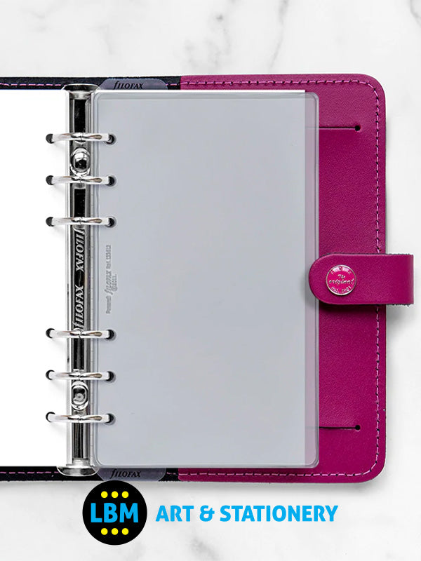 Filofax - Personal size Transparent Envelope Top Opening Organiser Refill 133612 - LBM Art & Stationery Store