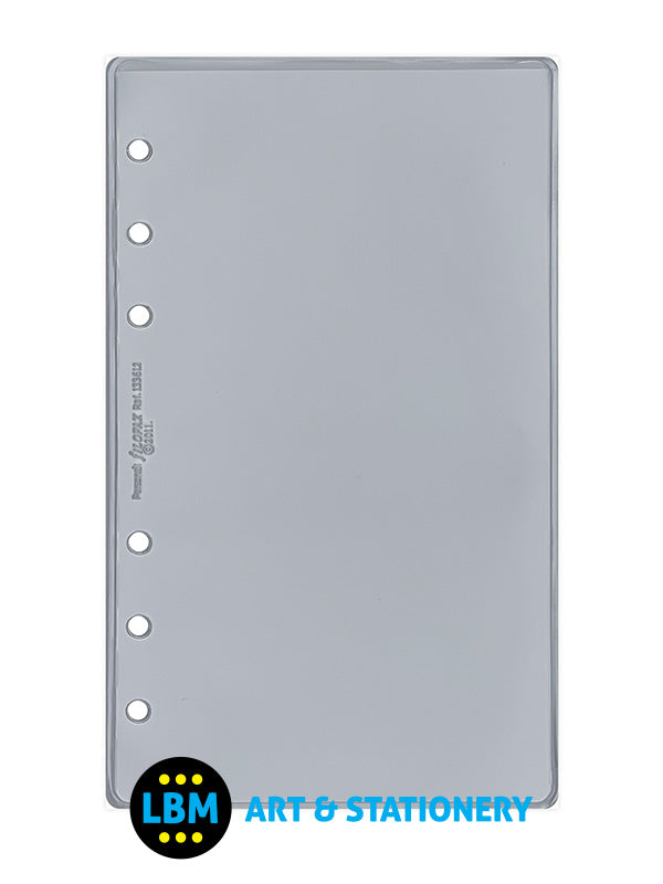 Filofax - Personal size Transparent Envelope Top Opening Organiser Refill 133612 - LBM Art & Stationery Store