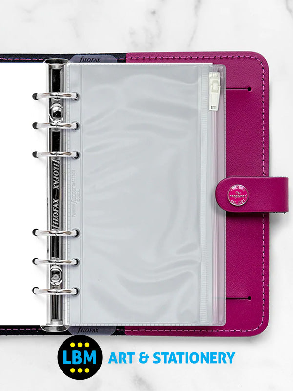 Filofax - Personal size Zip Closure Envelope Zip Lock Refill 133618 - LBM Art & Stationery Store