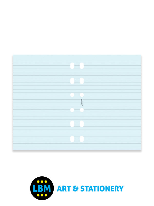 Filofax - Pocket size Blue Ruled Lined Notepaper Sheets Organiser Refill 213001 - LBM Art & Stationery Store