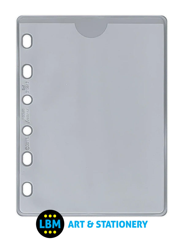 Filofax - Pocket size Transparent Top Opening Envelope Organiser Refill 213612 - LBM Art & Stationery Store