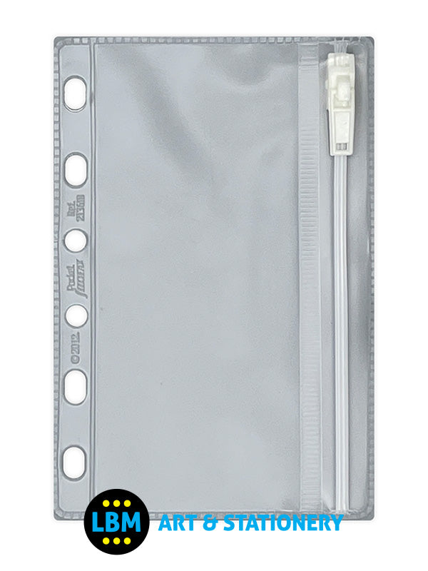 Filofax - Pocket size Zip Closure Envelope Zipper Wallet Organiser Refill 213618 - LBM Art & Stationery Store